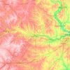 Kansas River topographic map, elevation, terrain