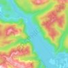 Lake Tagua Tagua topographic map, elevation, terrain