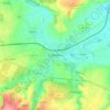 Český Brod topographic map, elevation, terrain