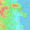 Upper Empordà topographic map, elevation, terrain