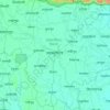 Mymensingh District topographic map, elevation, terrain