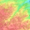 Léognan topographic map, elevation, terrain