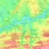 Erquelinnes topographic map, elevation, terrain