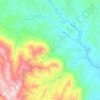 Kathiani Central ward topographic map, elevation, terrain
