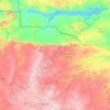 Mashonaland Central Province topographic map, elevation, terrain
