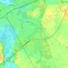 Rudheath topographic map, elevation, terrain