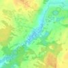 Пестуница topographic map, elevation, terrain