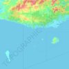 Serua topographic map, elevation, terrain