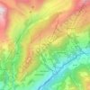 Riederalp topographic map, elevation, terrain