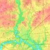 Danville topographic map, elevation, terrain