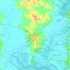 Nova Santa Rita topographic map, elevation, terrain