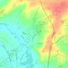 Sherington topographic map, elevation, terrain