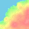 Clashmelcon topographic map, elevation, terrain