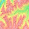 Tujetsch topographic map, elevation, terrain