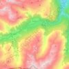 Sufers topographic map, elevation, terrain