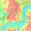 East Bethlehem Township topographic map, elevation, terrain