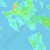 Shelter Island topographic map, elevation, terrain