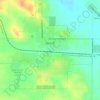 Beach topographic map, elevation, terrain