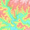 Muçum topographic map, elevation, terrain