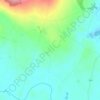Drumlegagh topographic map, elevation, terrain