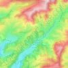 Lascelle topographic map, elevation, terrain