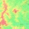 Moorslede topographic map, elevation, terrain