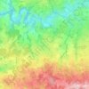 Bonnat topographic map, elevation, terrain