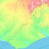 Androy topographic map, elevation, terrain