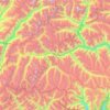 Gupis Tehsil topographic map, elevation, terrain