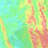 Ruma Upazila topographic map, elevation, terrain