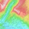 Fregona topographic map, elevation, terrain