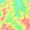 Esquipulas topographic map, elevation, terrain