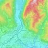 Mendrisio topographic map, elevation, terrain