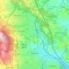 Ecclesfield CP topographic map, elevation, terrain