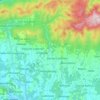 Općina Lobor topographic map, elevation, terrain