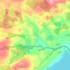 Belalt South topographic map, elevation, terrain