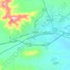 Rawlins topographic map, elevation, terrain