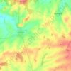 Levroux topographic map, elevation, terrain