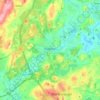 Hudson topographic map, elevation, terrain