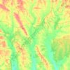 Jones County topographic map, elevation, terrain