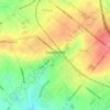 Souderton topographic map, elevation, terrain