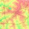 Knightdale topographic map, elevation, terrain