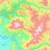 Sozoranga topographic map, elevation, terrain