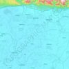 Sunamganj District topographic map, elevation, terrain