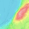 Cologny topographic map, elevation, terrain