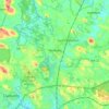 Wenham topographic map, elevation, terrain