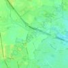 Clonee topographic map, elevation, terrain