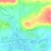 Broomfield West topographic map, elevation, terrain