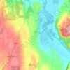 Cathcart topographic map, elevation, terrain