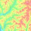 Oakland Township topographic map, elevation, terrain